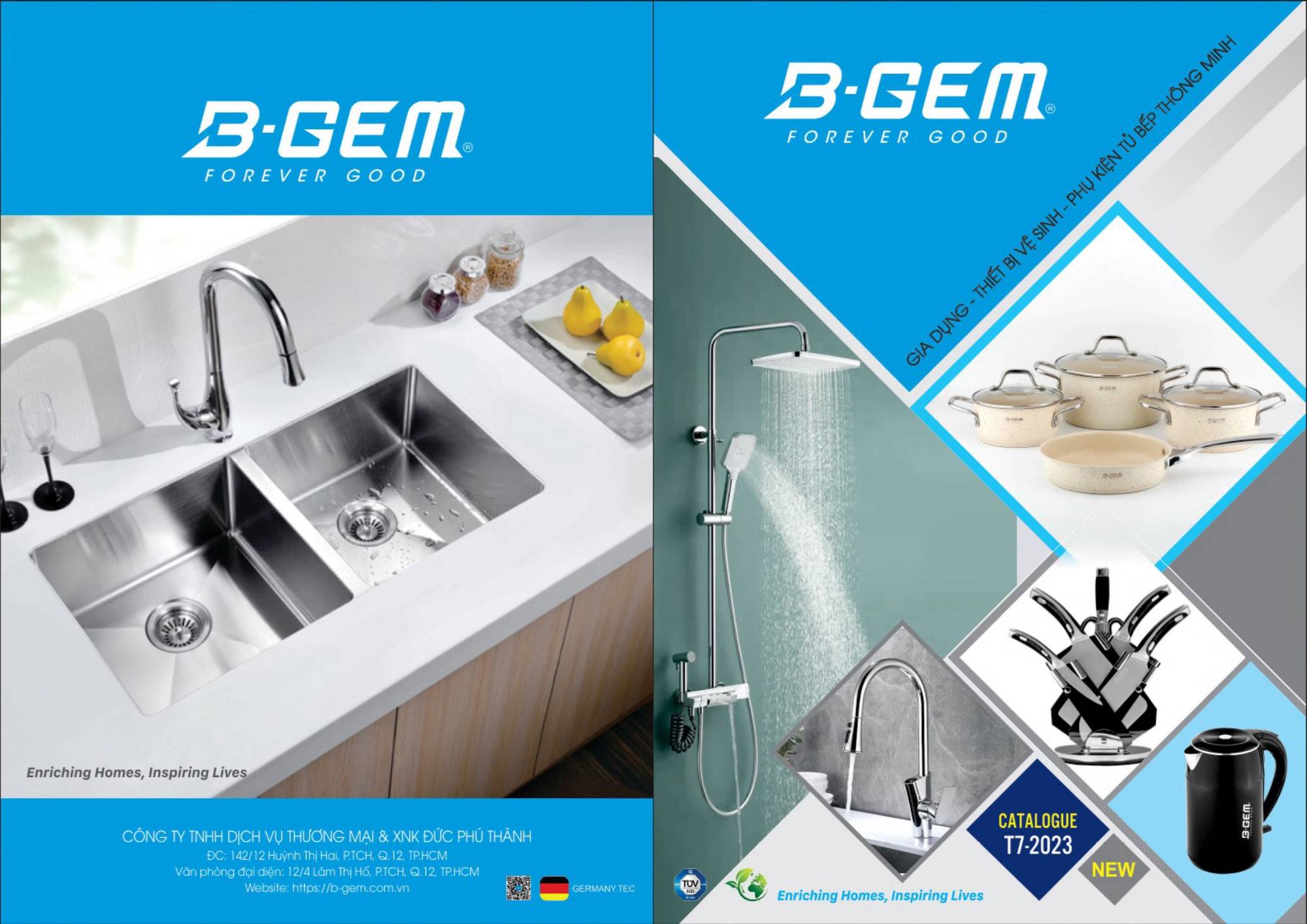 Thiết bị vệ sinh BGEM Catalogue và Bảng giá mới nhất /Page 1